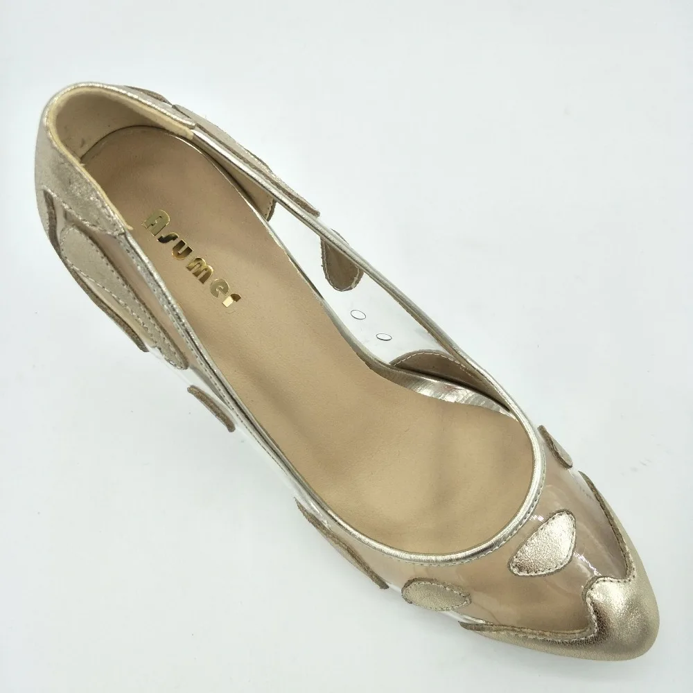 Asumer/Новое поступление модные женские туфли лодочки из натуральной кожи высокого