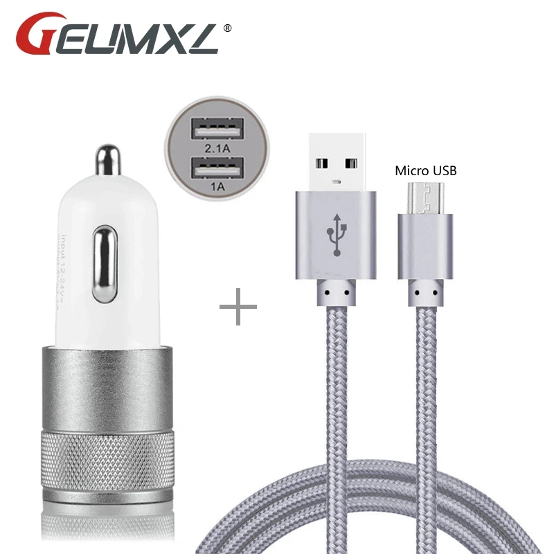 Кабель Micro USB 2 0 и автомобильное зарядное устройство с двумя USB-портами для Asus ZenPad 7