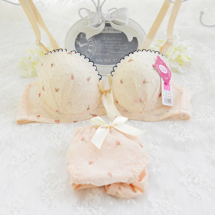 Элегантный роскошный и романтичный комплект с бюстгальтером для женщин 1/2 следа +