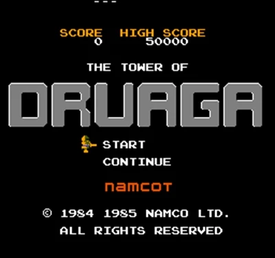 Tower of Druaga Регион бесплатно 60 Pin 8Bit игровая карта для игроков Subor|Картриджи| |