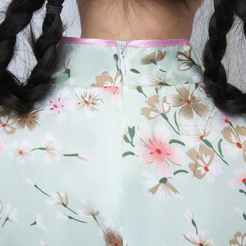 Детское традиционное китайское платье детское праздничное старинное Ципао