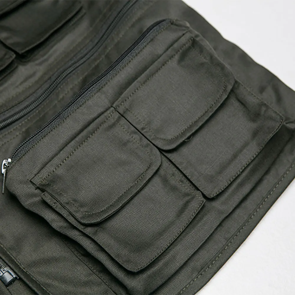 Жилет мужской многофункциональный повседневный жилет с несколькими карманами