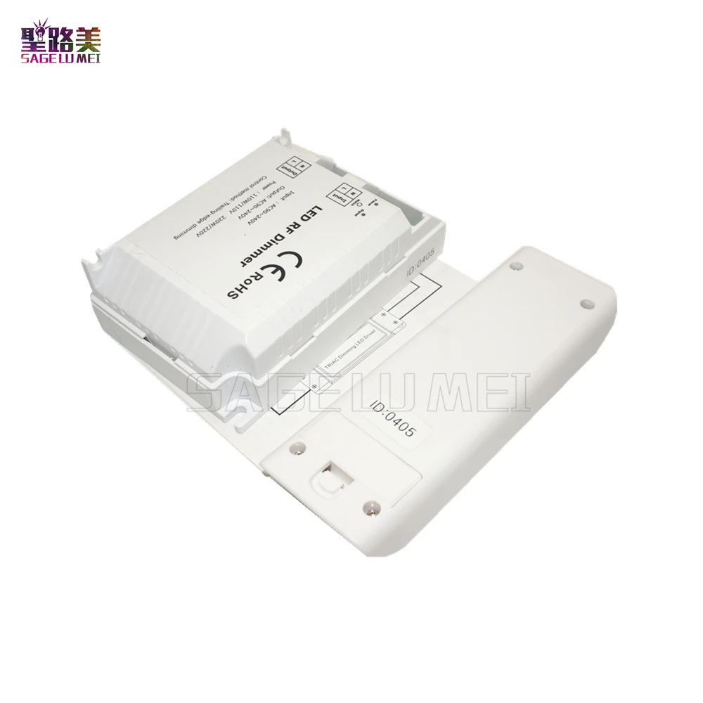 Высокая Напряжение AC90-240V DM014 светодиодный Яркость RF Диммер Беспроводной 3 кнопок пульта дистанционного управления с задней кромкой затемнения Диммер для Светодиодный свет лампы