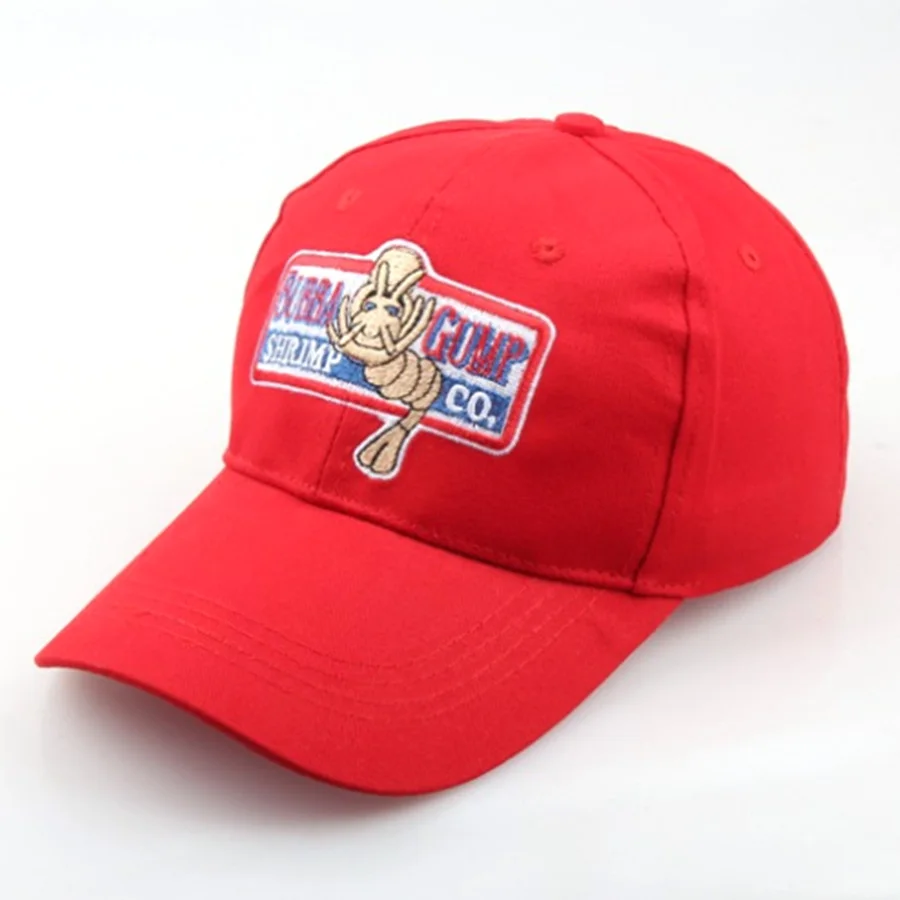 Новая креветка Bubba Gump 1994 CO. Бейсбольная Шляпа Форрест Гамп костюм косплей вышитая
