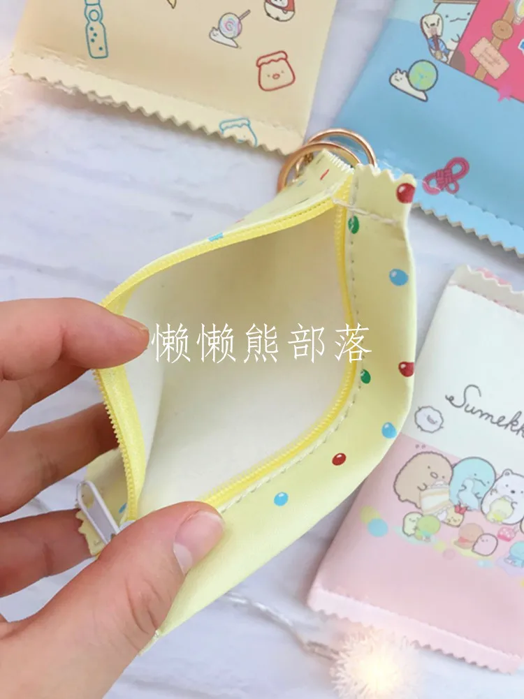 IVYYE Sumikko gurashi Аниме Кошелек для монет Мультяшные мягкие кошельки для мелочи кошелек для денег карты сумки для ключей подарки для детей