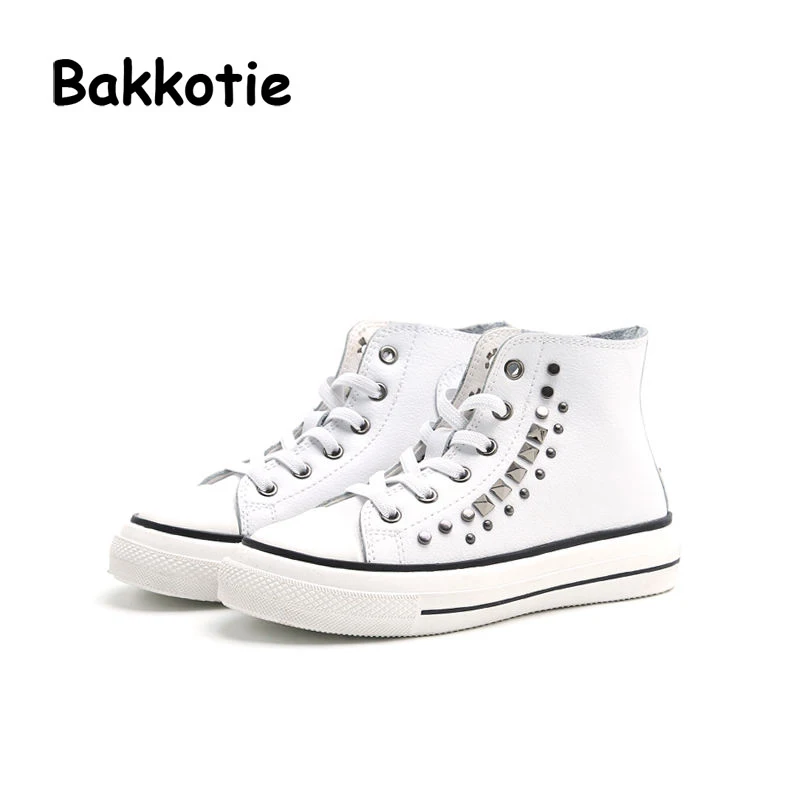 Bakkotie Новинка 2017 года осень для маленьких мальчиков спортивной обуви Пояса из