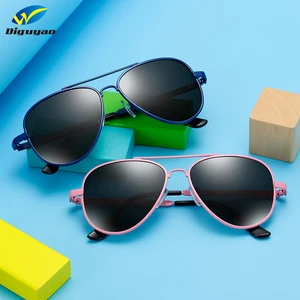 2021 винтажные детские солнцезащитные очки-авиаторы DIGUYAO в металлической оправе поляризованные линзы TAC солнцезащитные очки для детей детские очки