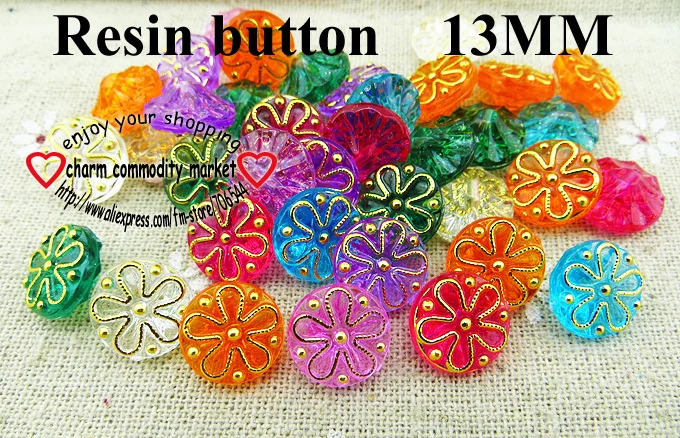 50 шт. 13 мм Цветные Цветочные пуговицы окрашенная в полоску полимерная пуговица