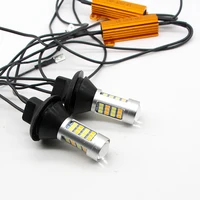 t20 7440 led daytime running lights drl canbus dual color whiteamber auto rear direction indicator car front turn signal lights