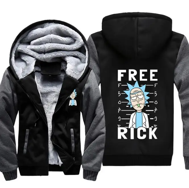 Толстовка с капюшоном и надписью rick and morty для мальчиков девочек мужская женская