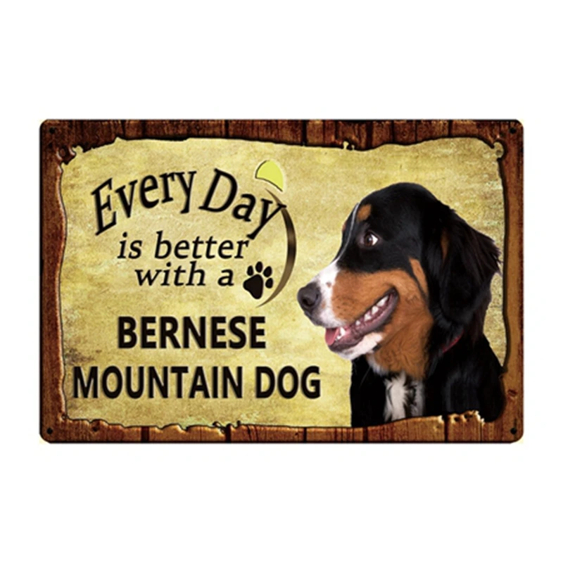 [Kelly66] животные собака Waring Akita Basenji Beagle Hound металлическая вывеска оловянный плакат табличка для домашнего декора настенная живопись 20*30 см размер Dy84 - Цвет: y-2930