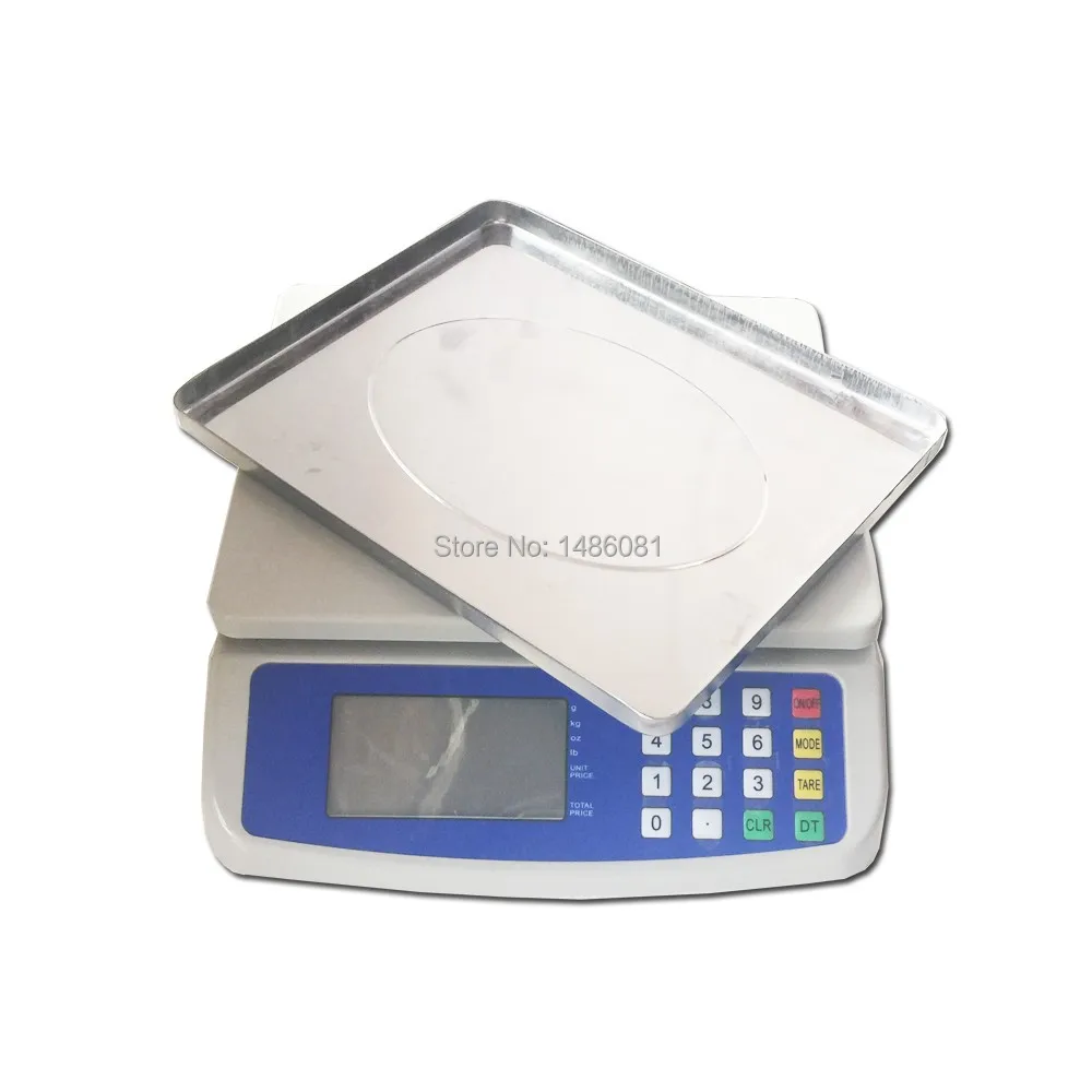 Фотовесы электронные весы с платформой функцией определения цены 30 кг|scales
