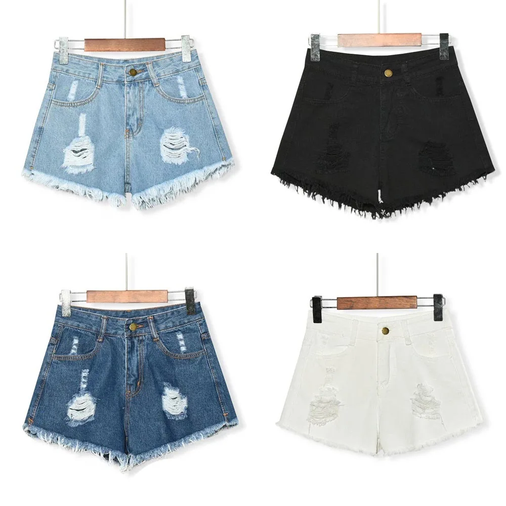 1 шт Большие размеры Для женщин черные джинсы летом носить свободные отверстие