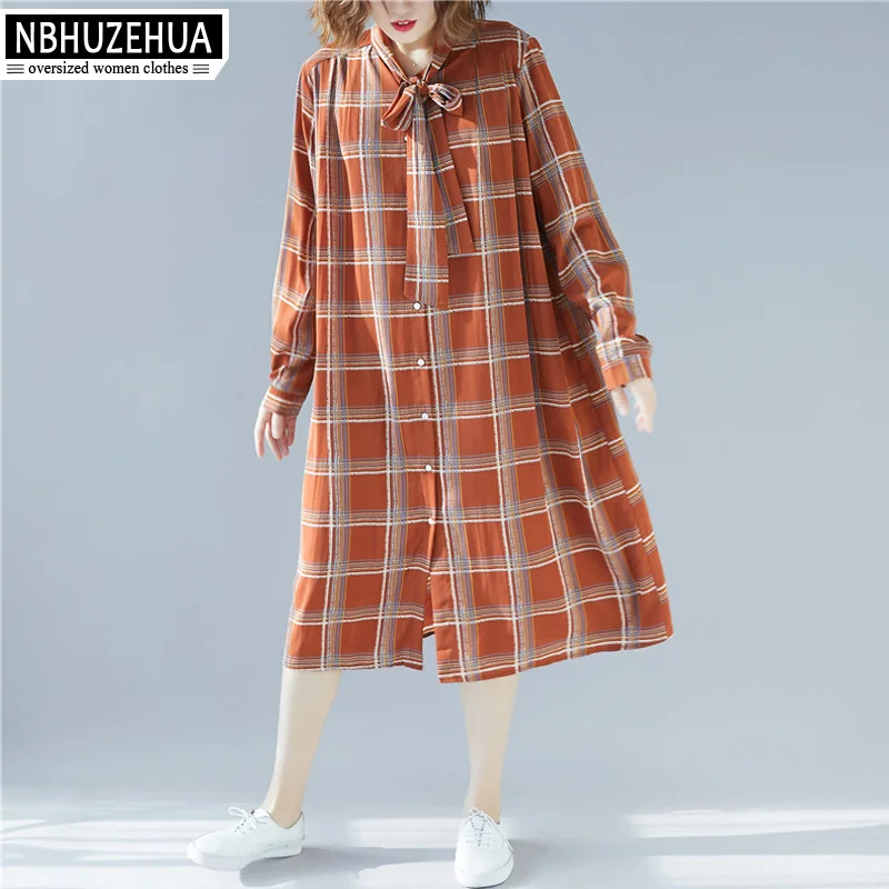 NBHUZEHUA Женские топы и блузки 2019 милые длинные рубашки с бантом на шее для женщин