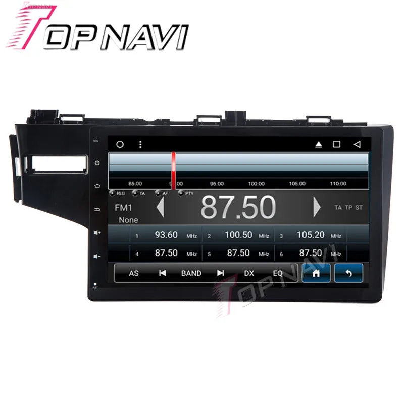Topnavi 10.1 &quot4 ядра Android 6.0 автомобиль GPS навигации для Honda Jazz 2014 Авторадио Мультимедиа