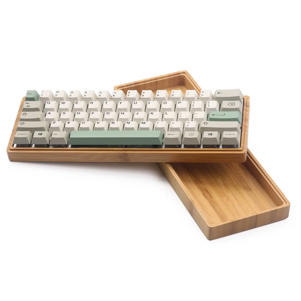 Бамбуковый деревянный ящик для GH60 DZ60 XD60 60% макет механическая