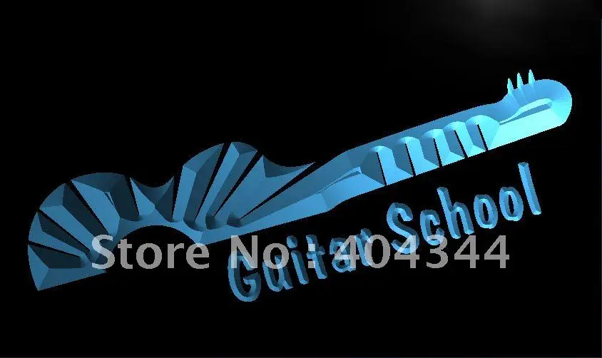 

LK555- Guitar School Lesson Lure LED Neon Light Sign home decor crafts