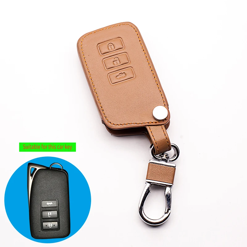 Чехол для автомобильного ключа из натуральной кожи с дистанционным управлением