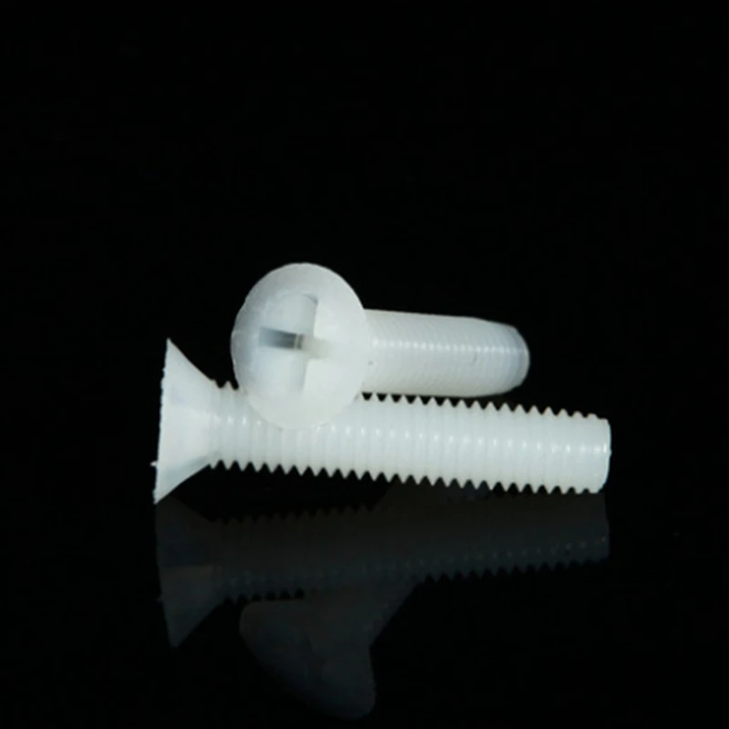 10pcs/lot Nylon screw plastic countersunk head cross bolt M5-M6-M8 | Обустройство дома