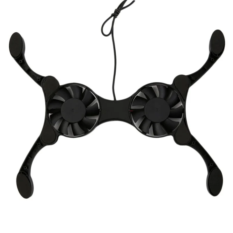 Портативный мини вентилятор охлаждения черный осьминог форма охлаждающая