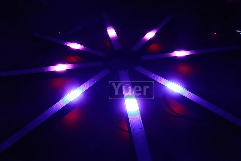 4Pcs/Lot 840Pcs LED RGB Pixel Strobe Wall Washer Light LED Bar DMX DJ Equipment Disco Strobe Full Color Lights Wash Wall Light