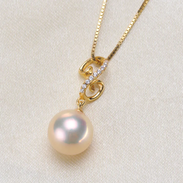 

Beautiful Pearl Pendant Jewelry Findings S925 Sterling Silver Pearl Pendant Components 6Pcs/Lot