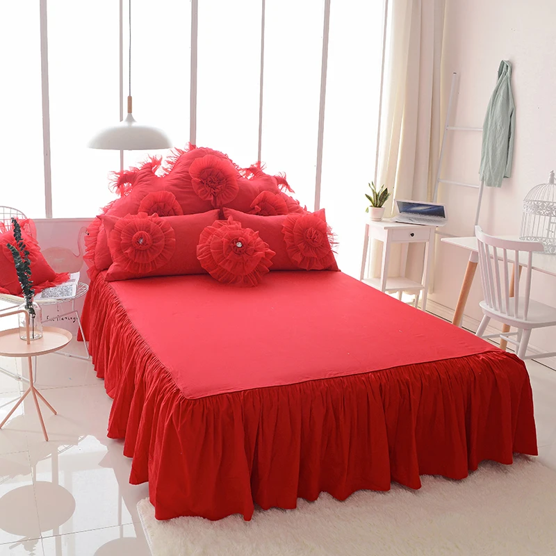 Роскошный свадебный комплект постельного белья из 100% хлопка ручного сложения