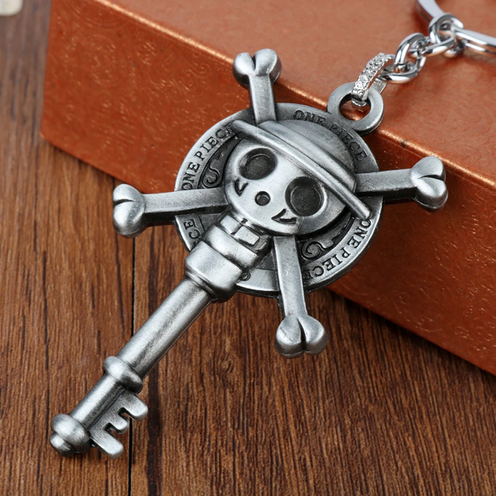 Hot Selling Diy Handmade Keyfob Metal Japan Cartoon One Piece Keychains Mokey D Luffy Hat Rudder Zoro Nami Usopp Sanji Chopper | Украшения