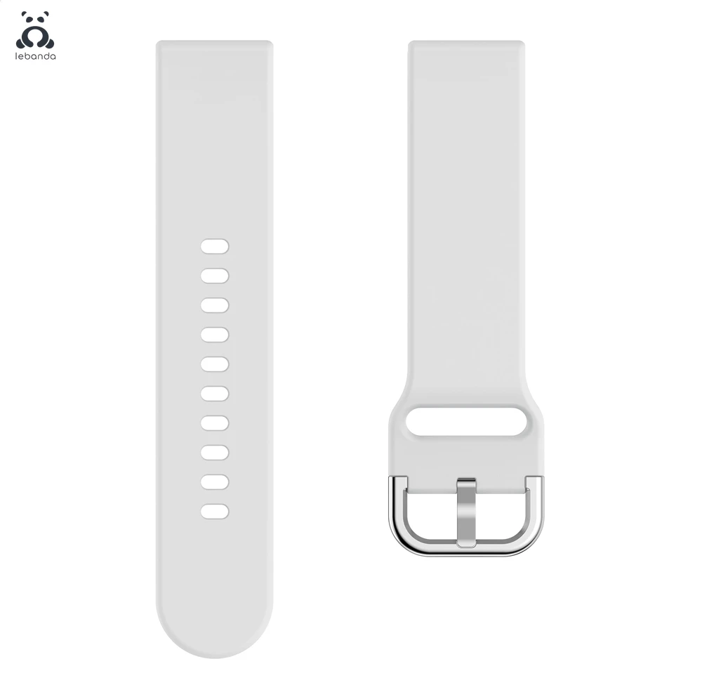 White Lebanda спортивный ремешок для Galaxy watch активный силиконовый ремешок для samsung Galaxy 42 мм аксессуары для часов Мягкая дышащая Замена - Цвет ремешка: White