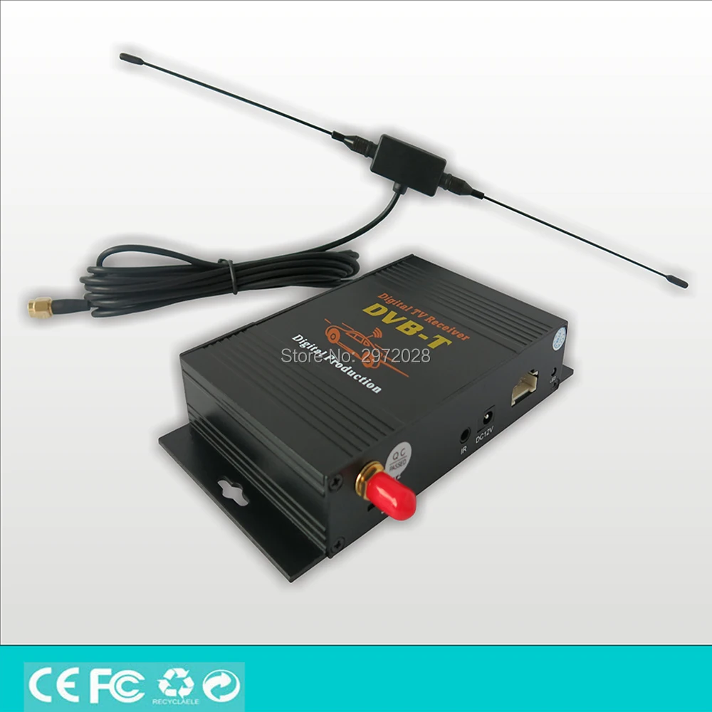 Автомобильный цифровой ТВ-ресивер DVB-T HD 1080P HDMI CVBS мобильный ТВ-тюнер MPEG4 MPEG2