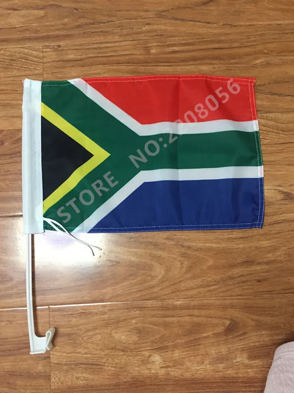 

30X45C South African Flag South Africa Car Window Flag Pole Car Decoration Free Shipping