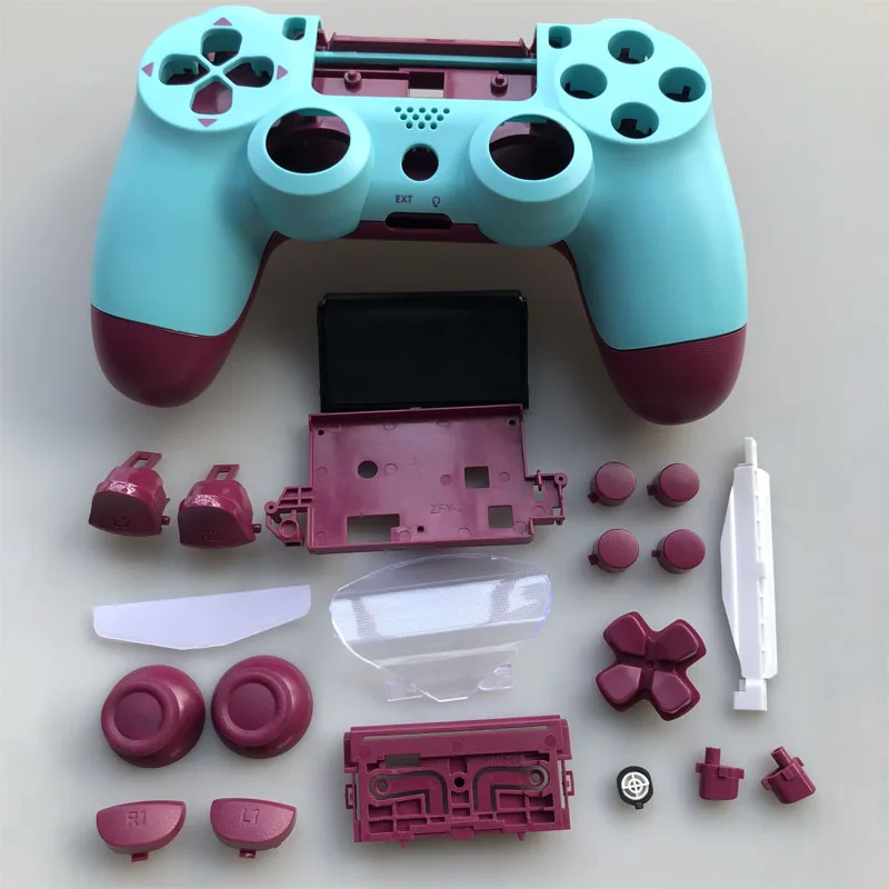 Полностью закрытый чехол для контроллера PS4 PRO Berry Blue Сменный Чехол Sony PlayStation 4 V2 Pro