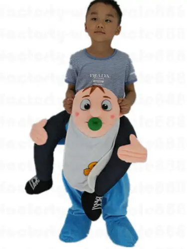 

Halloween Kids Children Carry Baby Piggy Back Me Mascot Costume Suit Birthday Party Game Dress