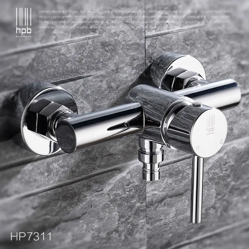 HPB Латунь горячей и холодной воды Сад Открытый Смесители стиральная машина