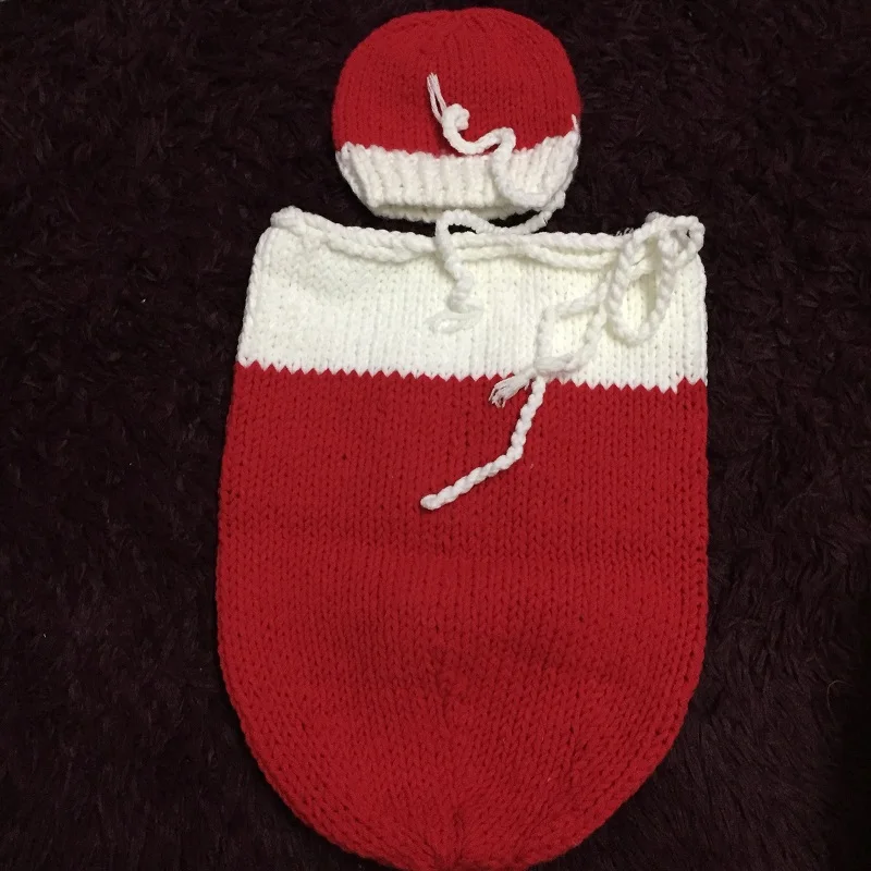 Twins Baby Boy Girl Photo Shoots Knit Snowman Outfits Newborn Photography Props Babies Crochet Sleepbag fotoshooting Accessories | Детская