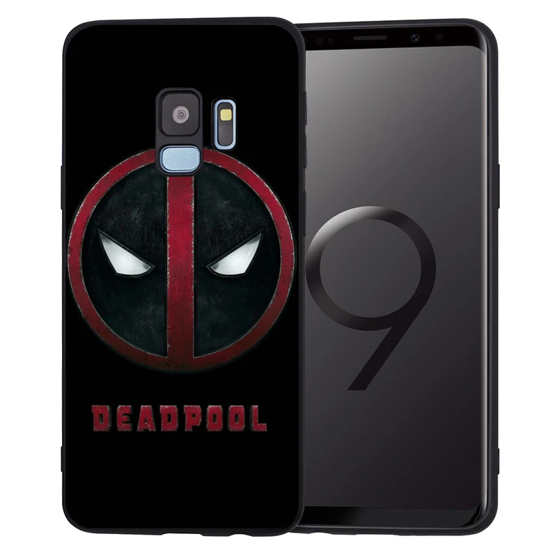 Мягкий чехол Marvel для samsung Galaxy Note 9 8 S9 S8 S10 Plus S7 Edge S10 Lite Venom Deadpool Человек-паук защитная задняя крышка
