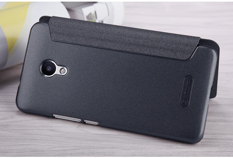 Чехол для Meizu M5S 5,2 ''NILLKIN для Meizu M5S, чехол, Блестящий корпус из искусственной кожи, откидная крышка, розничная, посылка