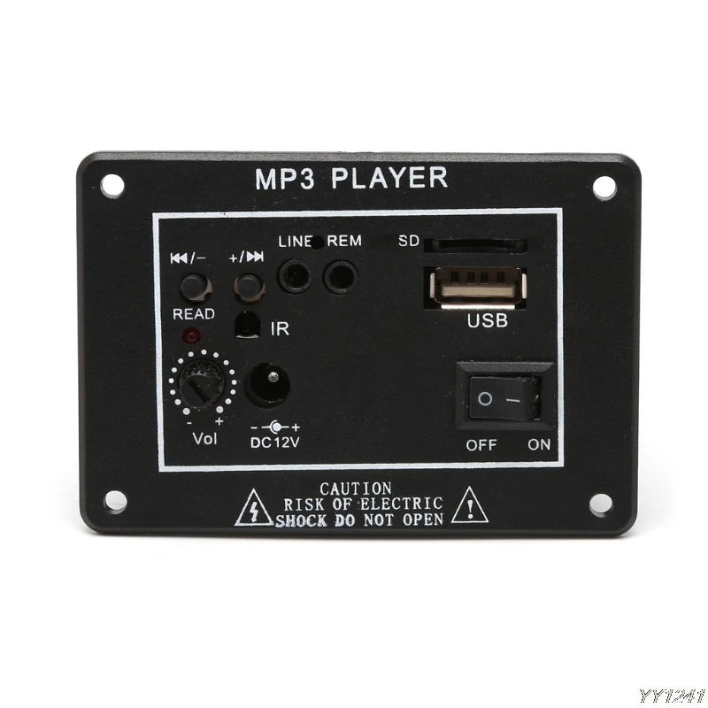 20 Вт Высокая мощность DC 12 В Bluetooth автомобильный сабвуфер Hi-Fi усилитель плата TF USB +