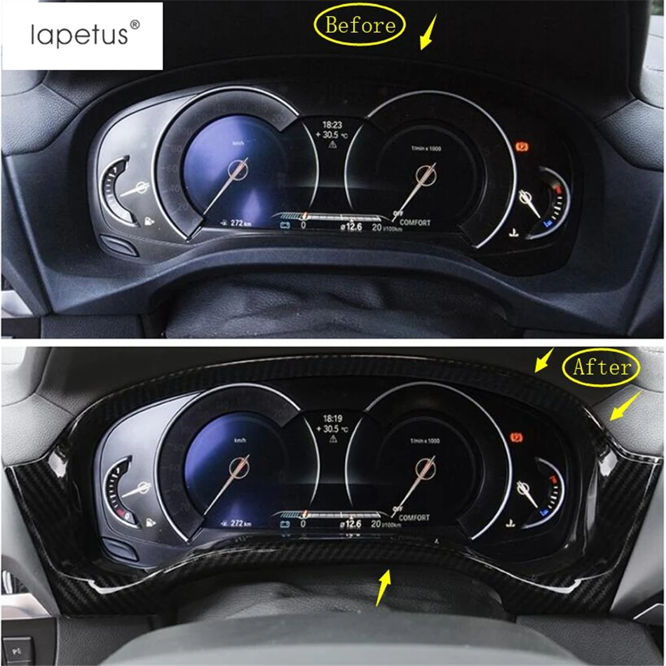 Аксессуары Lapetus для BMW X3 G01 2018 2019 2020 панель приборной панели рамка экрана кольцо