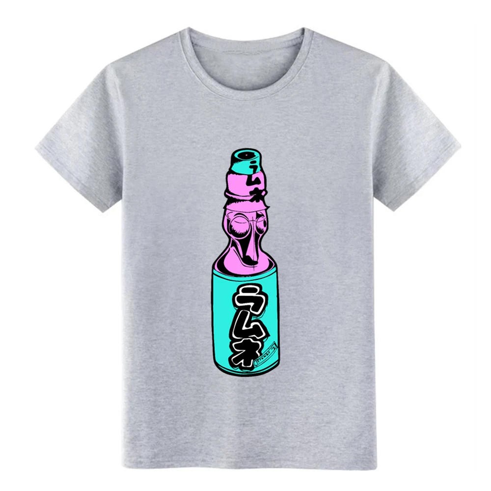Kawaii японский Сода Vaporwave футболка Ретро 80s персонаж S XXXL сплошной цвет свободный