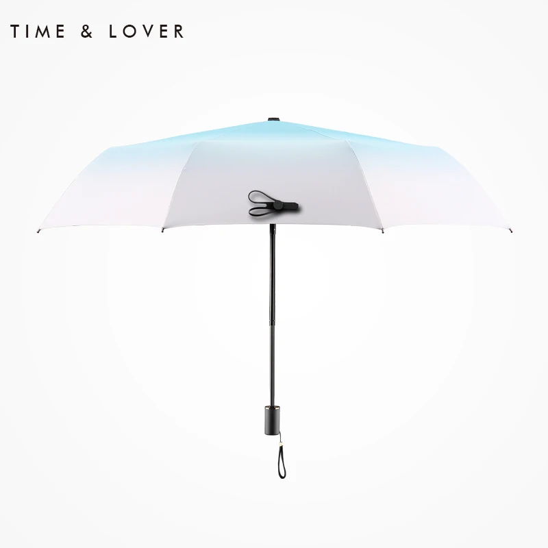TIME&ampLOVER Fashion Ladies Five Folding Umbrella Gradient Colorful folded Sunscreen Anti-UV Protection Women's | Дом и сад