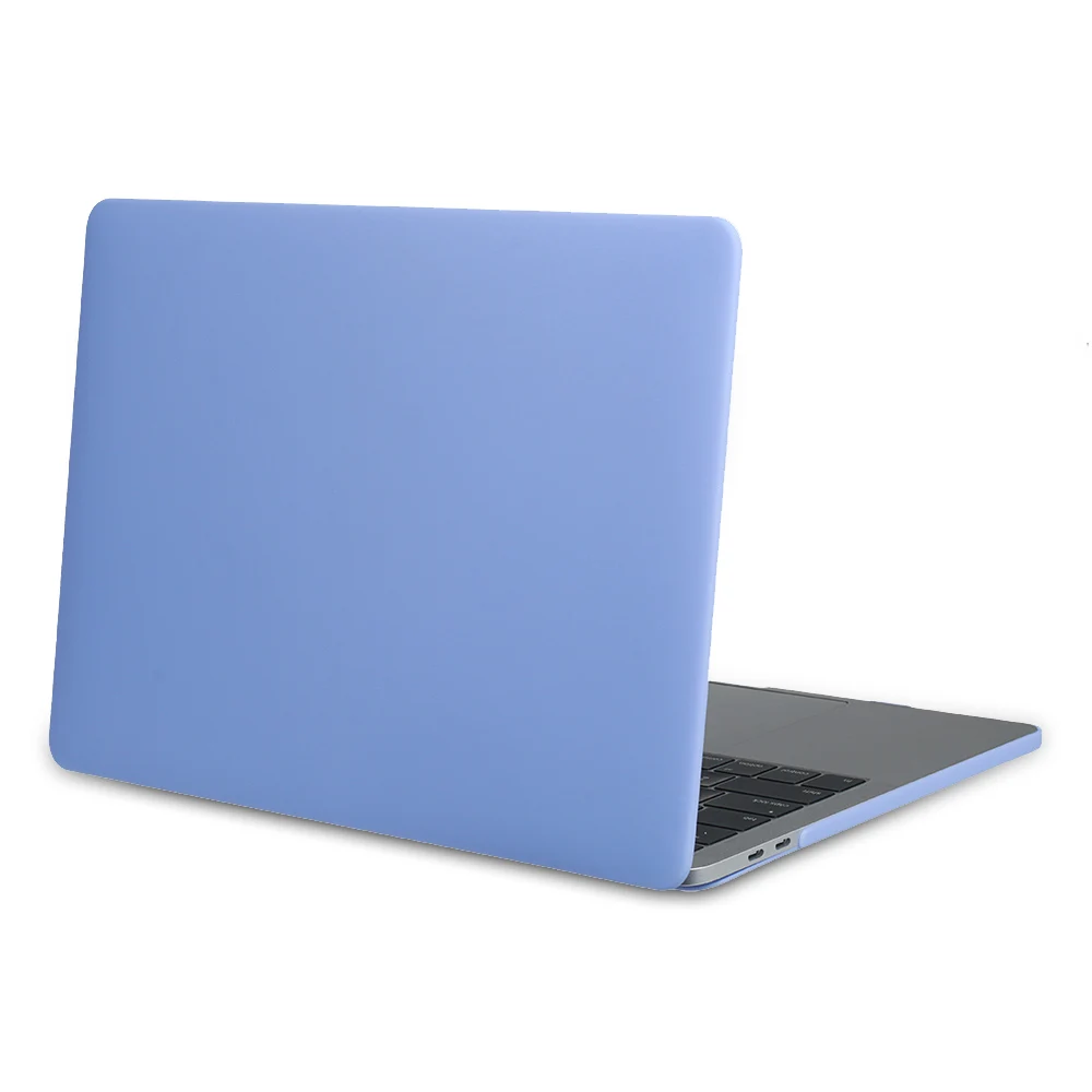 Матовый чехол для ноутбука Redlai для MacBook Air Pro retina 11 12 13 15 New Pro 13 15 16 A2141 Сенсорная панель+ крышка клавиатуры+ защита экрана - Цвет: Sereniey Blue