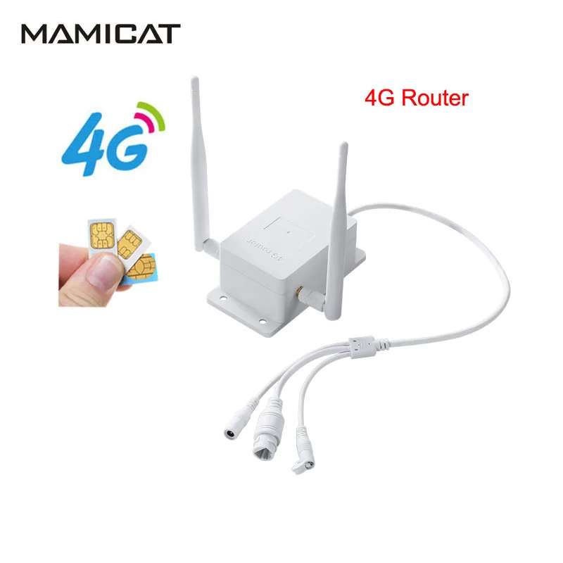 3g 4G SIM карта маршрутизатор с 5dbi антеннами промышленность 4G модуль беспроводной Wi-Fi маршрутизатор ip-камера AHD водонепроницаемый IP66