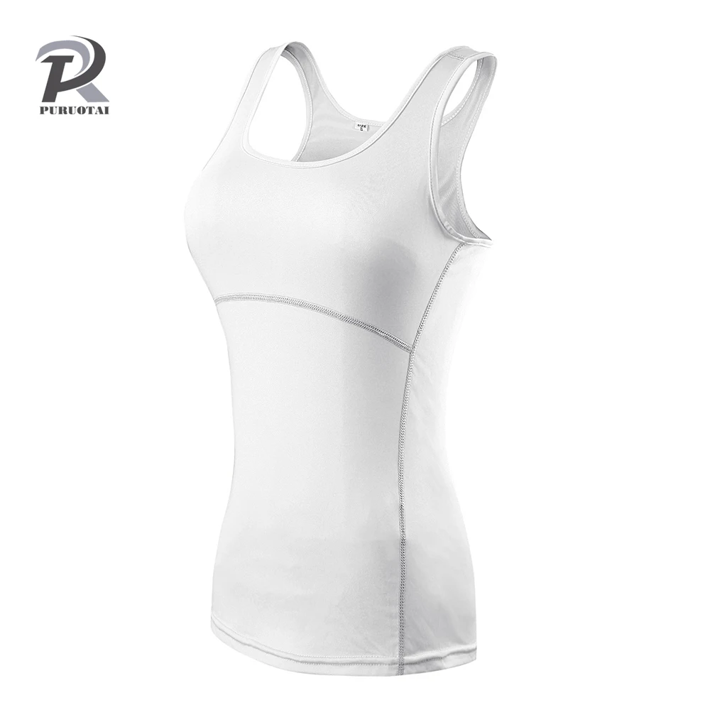 Yoga Shirts Женские топы для йоги, Сексуальная Спортивная одежда для спортзала, майка для фитнеса, облегающая женская одежда без рукавов, рубашка для бега, быстросохнущая белая одежда для йоги - Цвет: Yoga Shirts