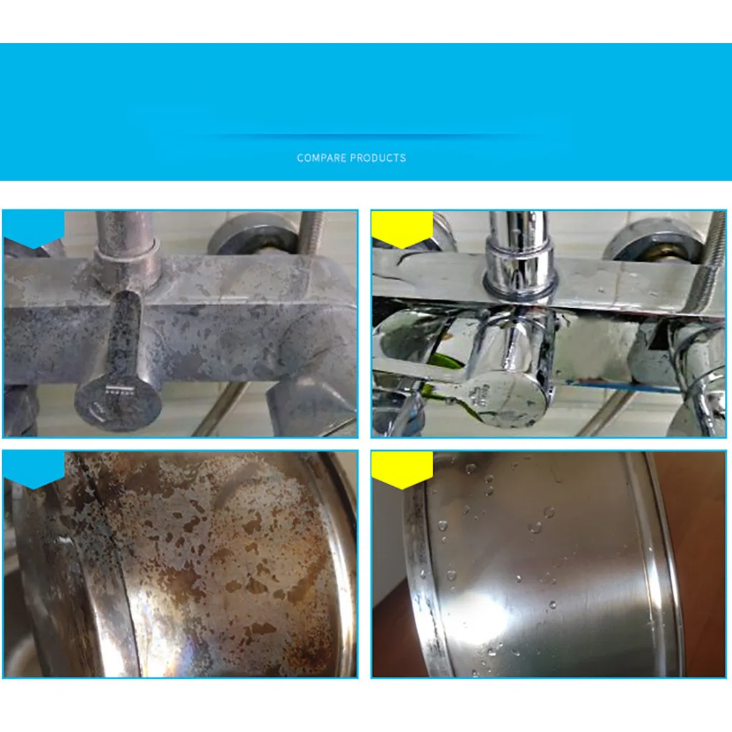 Очиститель из нержавеющей стали кухонный очиститель пять чистящих порошков