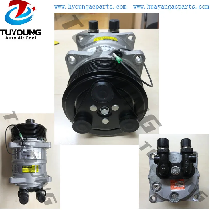 Seltec TM13 12В 8PK 125 мм автомобильный воздушный компрессор Z0006329A вертикальные