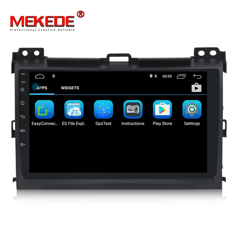 MEKEDE HD 2din 9 дюймов Android 8,1 автомобильный dvd-плеер для Toyota Prado 120 Автомобильный мультимедийный плеер Автомобильный Радио gps Навигация BT карта