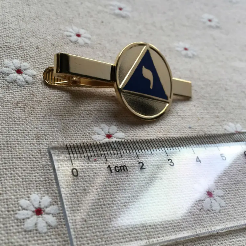 M044 YOD Lodge of Perfection 14th Degree Scottish Rite Masonic Freemason Tie Bar Clip Freemasonry masons tie clips clasp | Украшения и