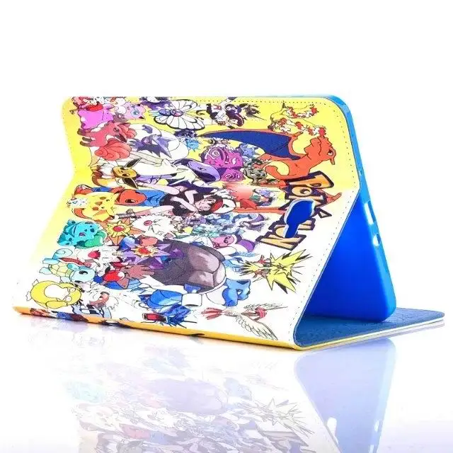 Чехол для samsung Galaxy Tab A 10," T580 T585 T580N чехол Pokemon Go Милый Пикачу чехол для планшета откидная подставка оболочка coque para