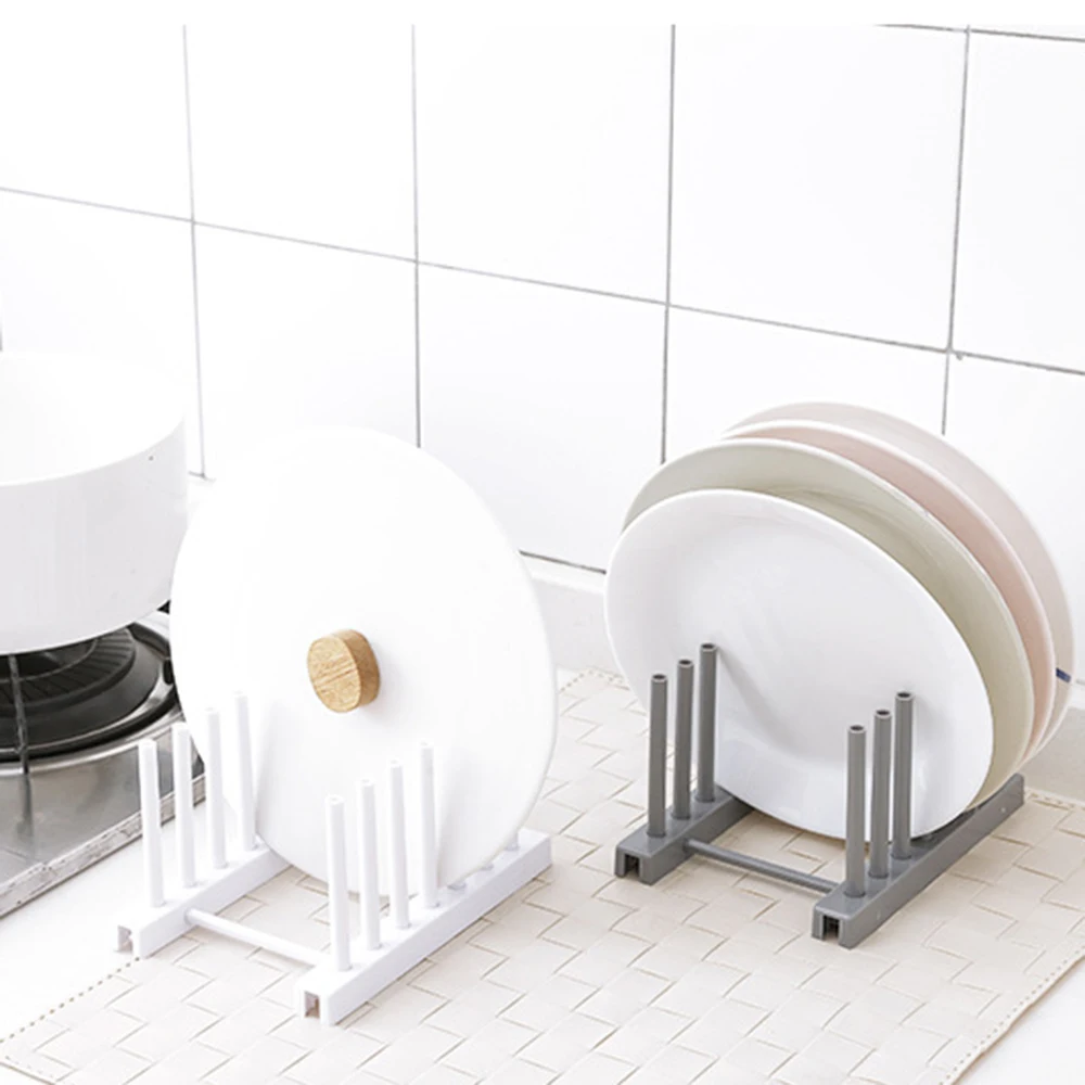Пластиковый поднос для посуды кухонные полочки-органайзеры сушильная стойка с